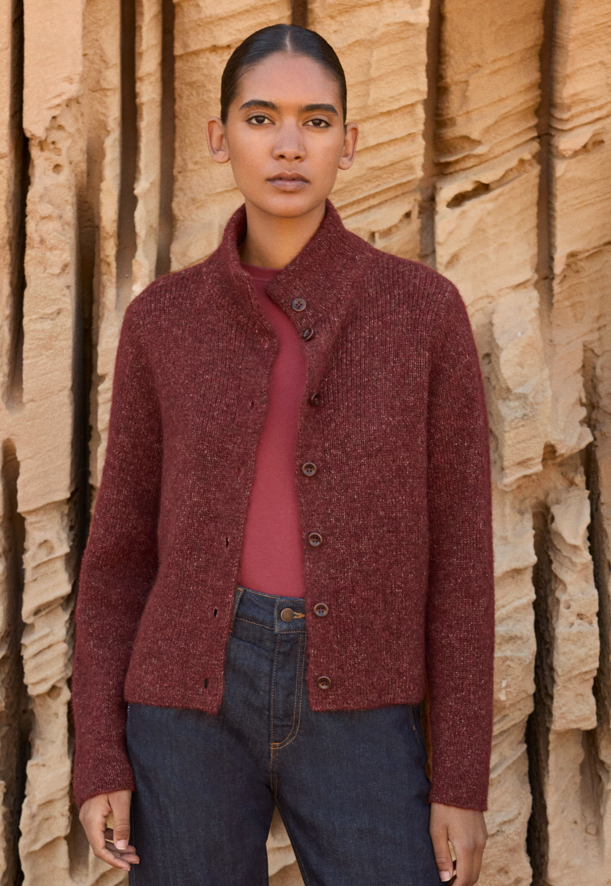 Durchgekn&ouml;pfter Pullover