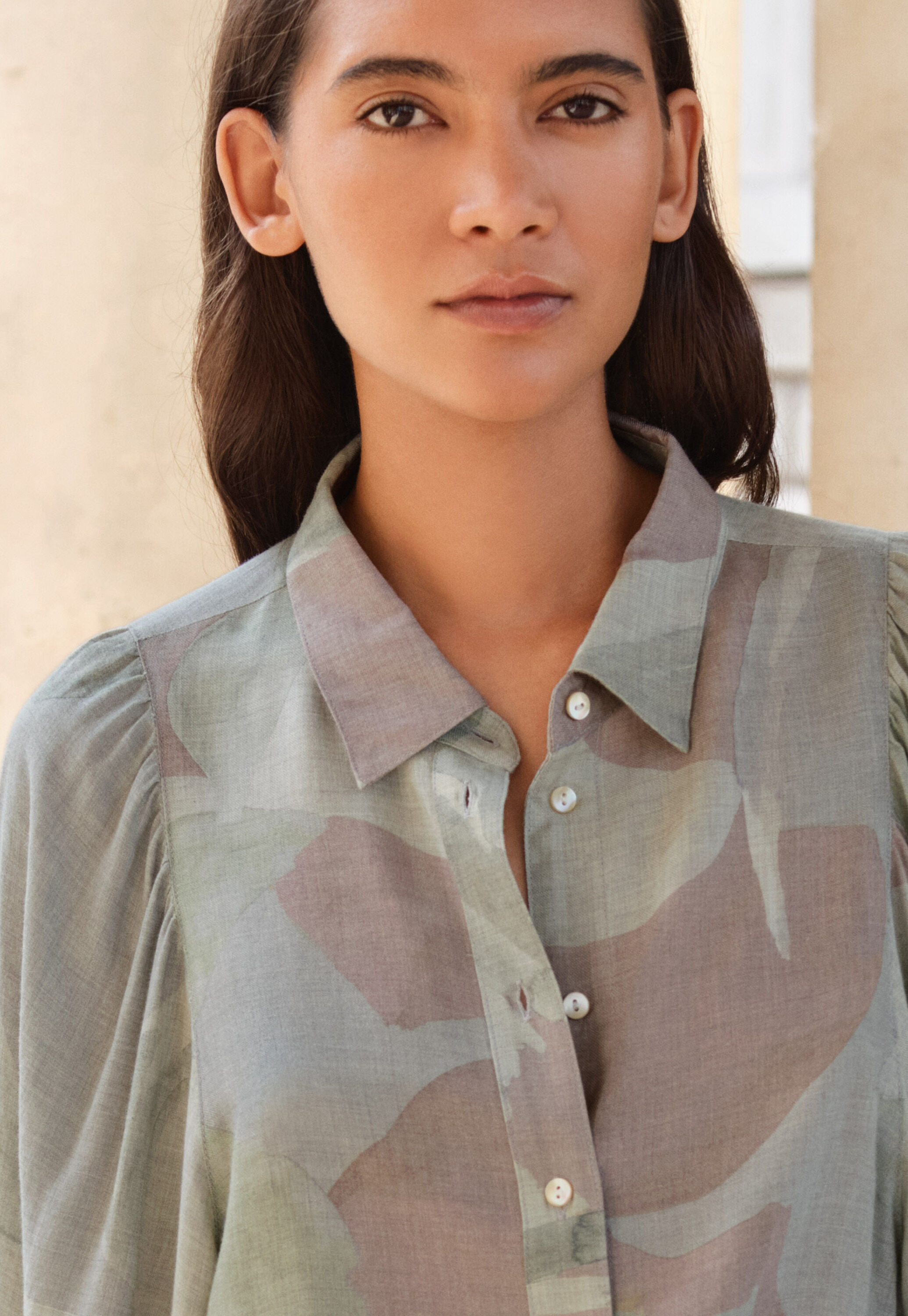Bedruckte Bluse