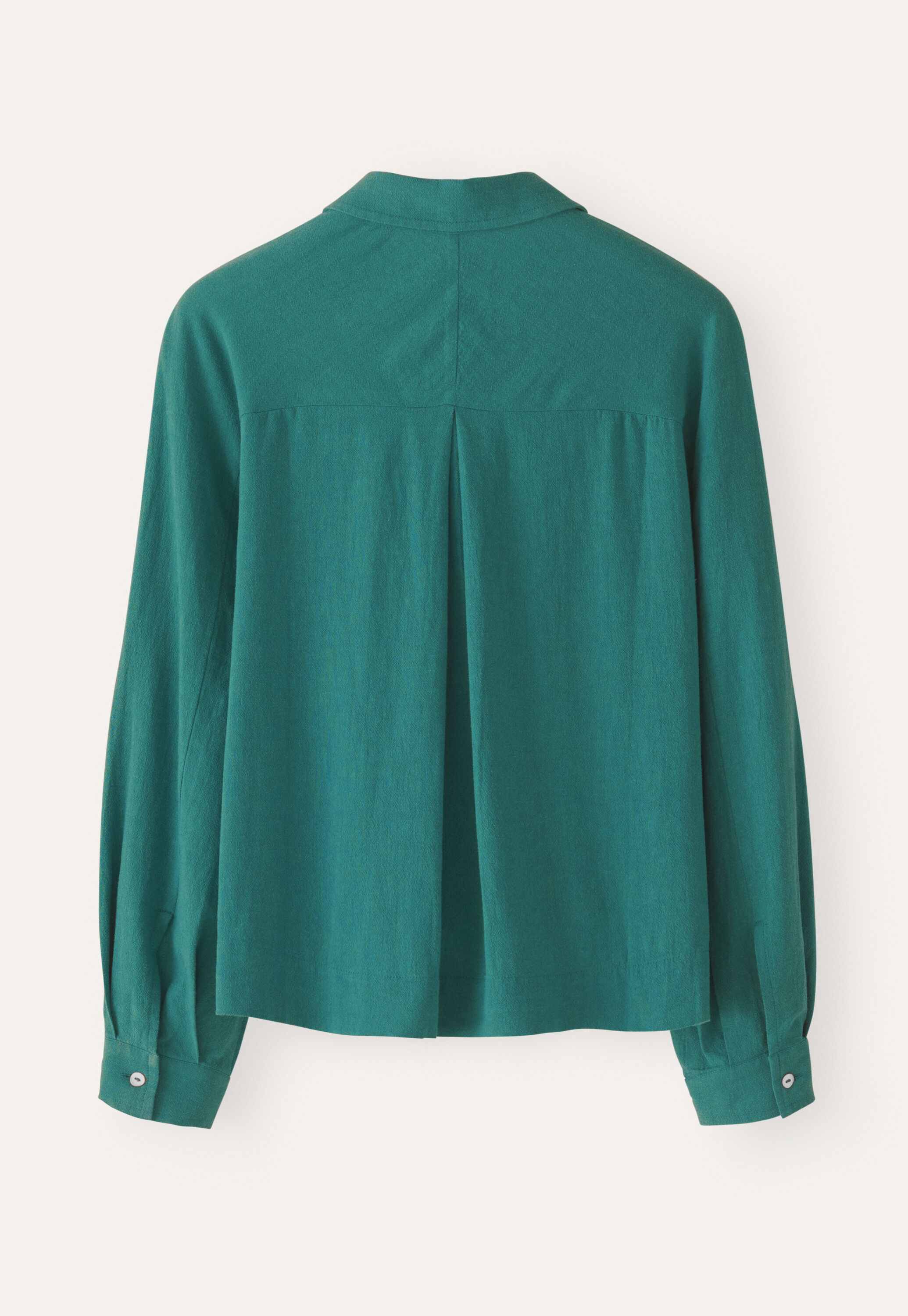 Bluse mit geschwungenen &Auml;rmeln