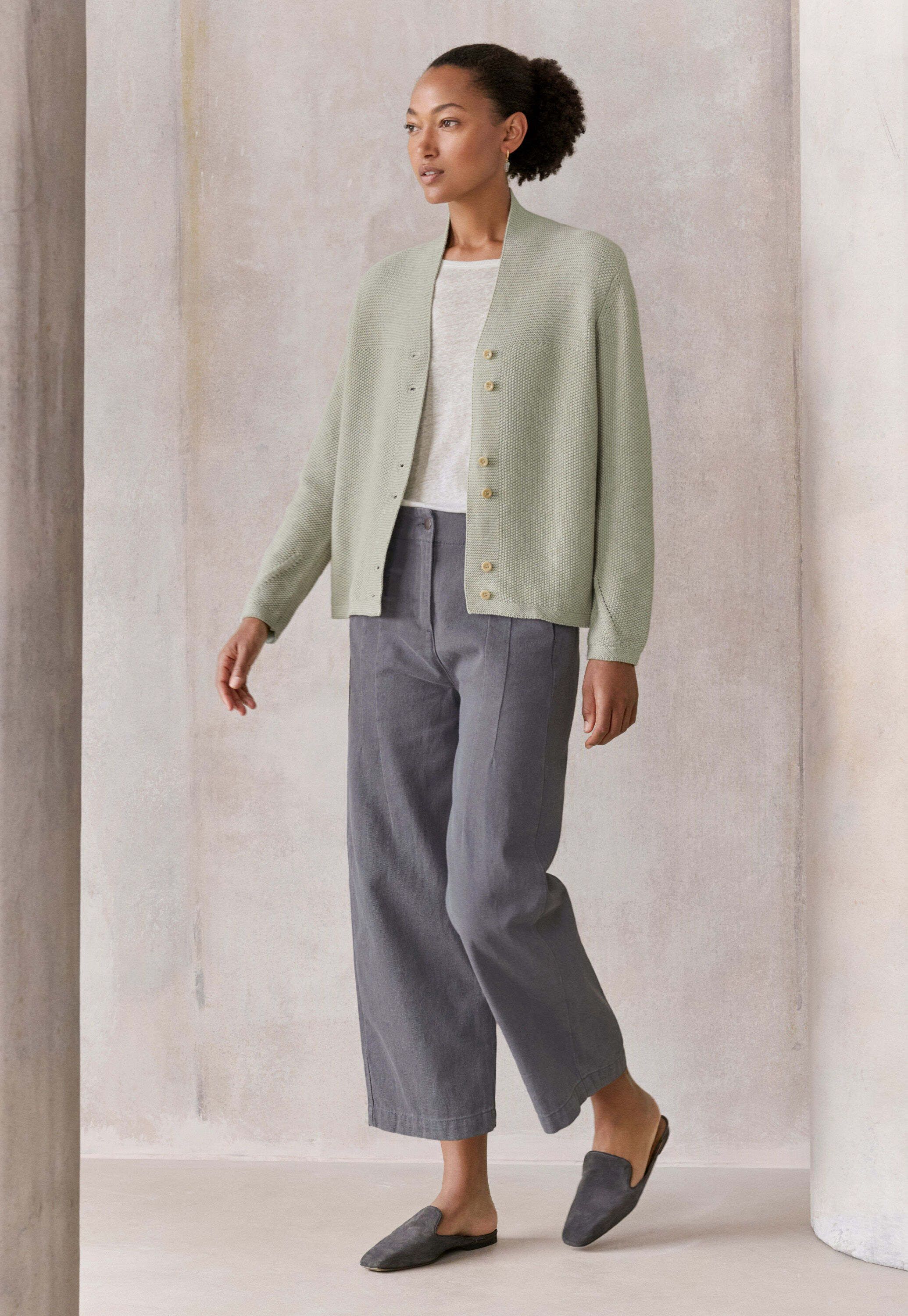 Cardigan mit Knopfleiste
