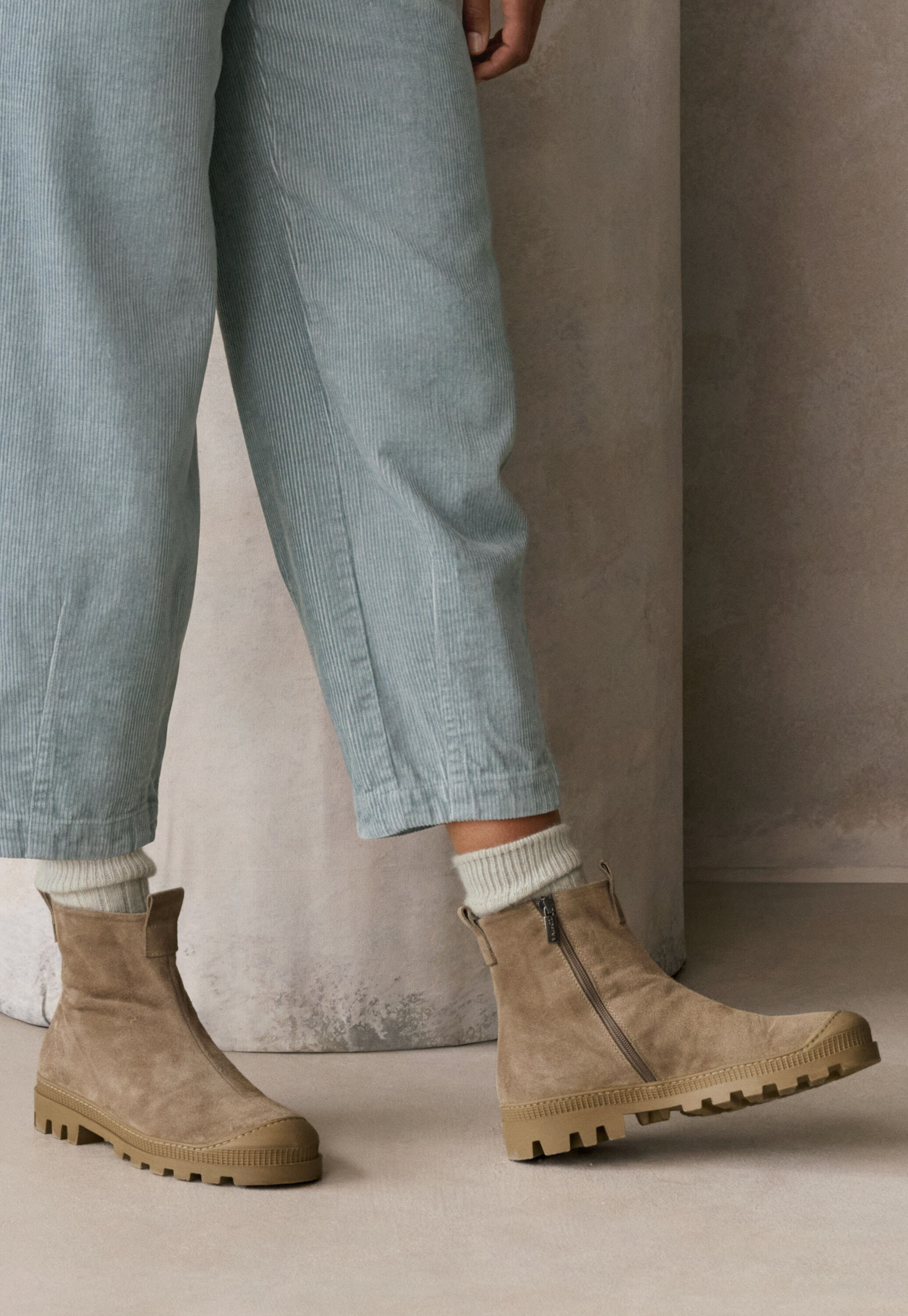 Gerippte Socken