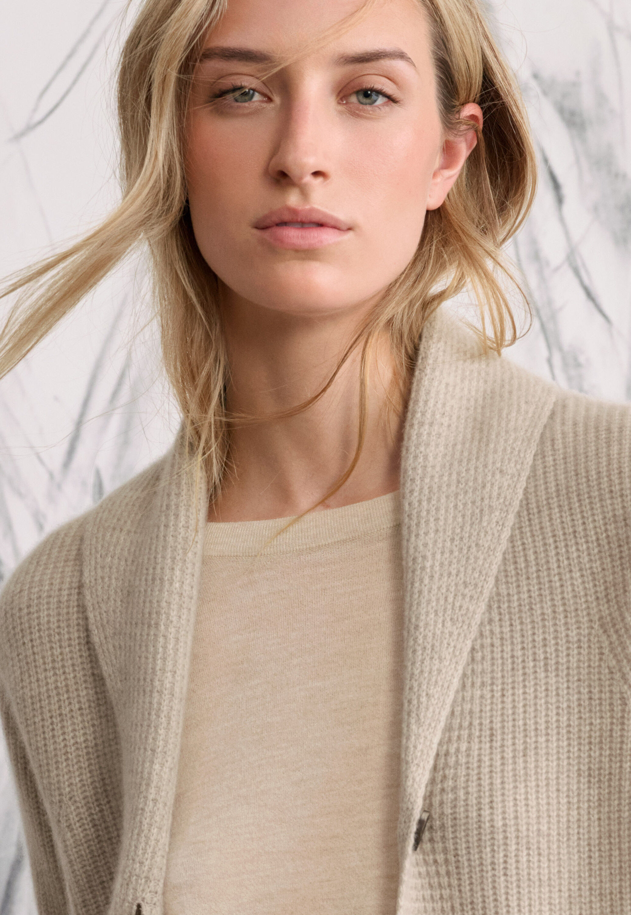 Cardigan mit Schalkragen
