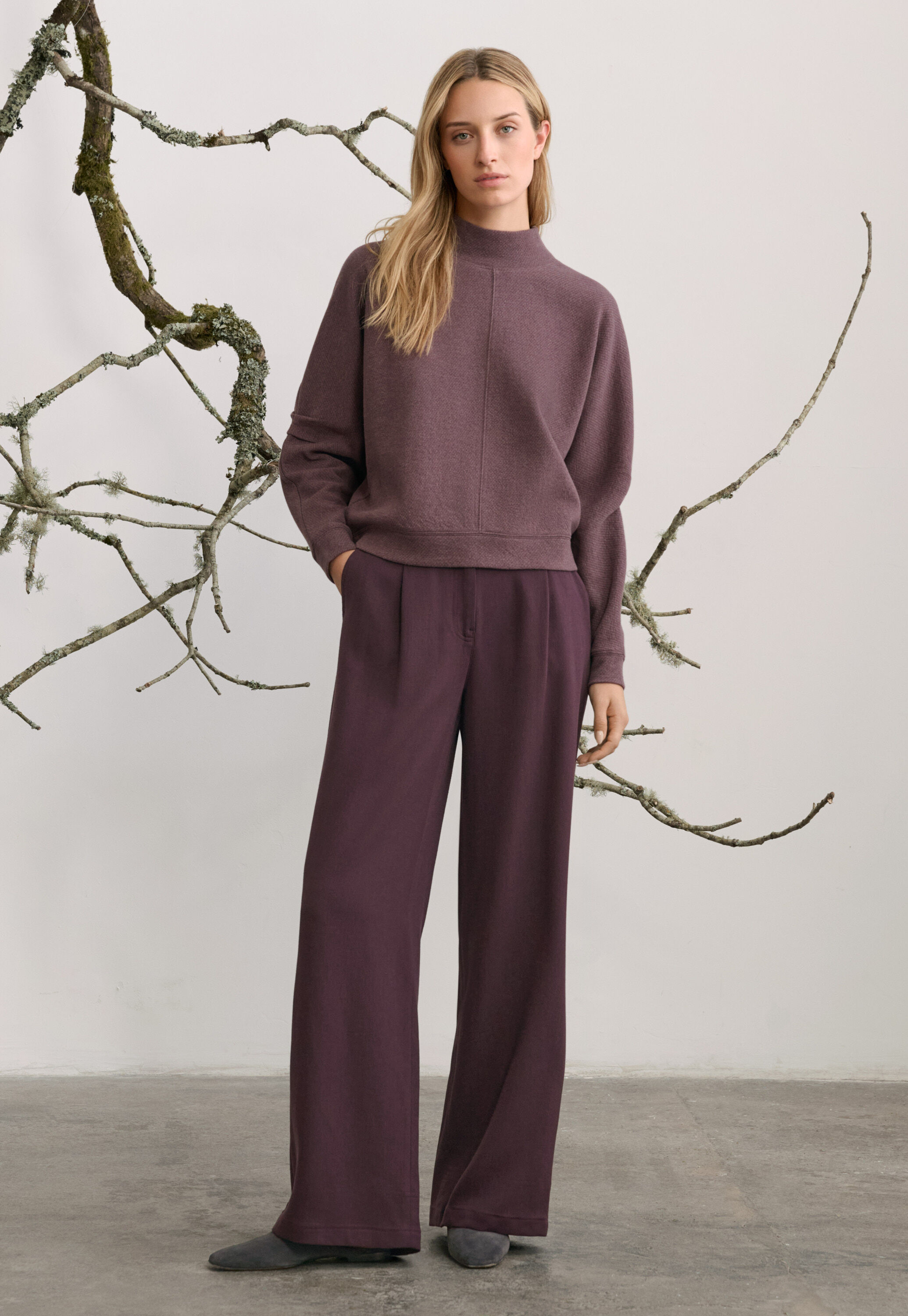 Elegante Hose mit weitem Bein