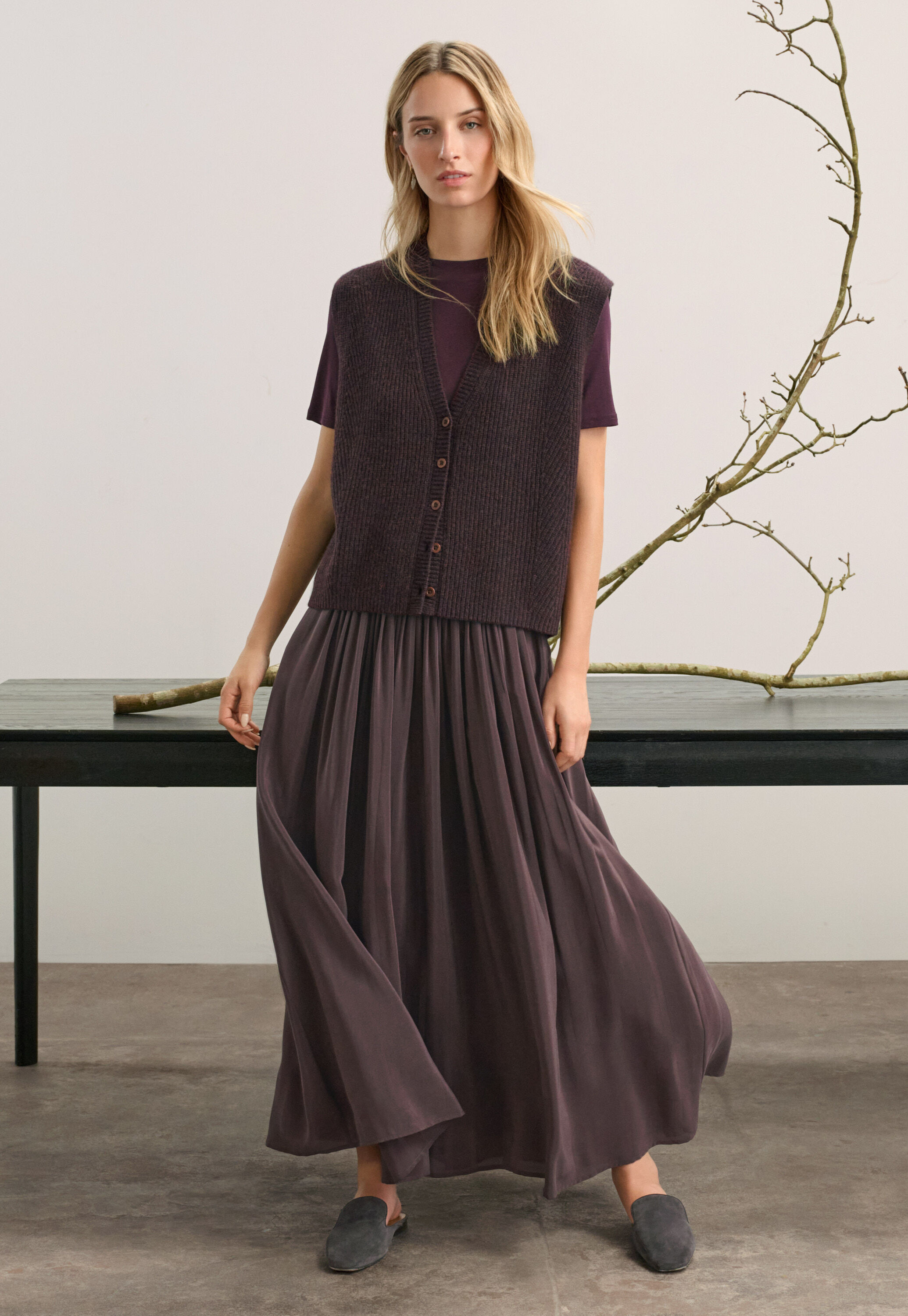 &Auml;rmelloser Cardigan