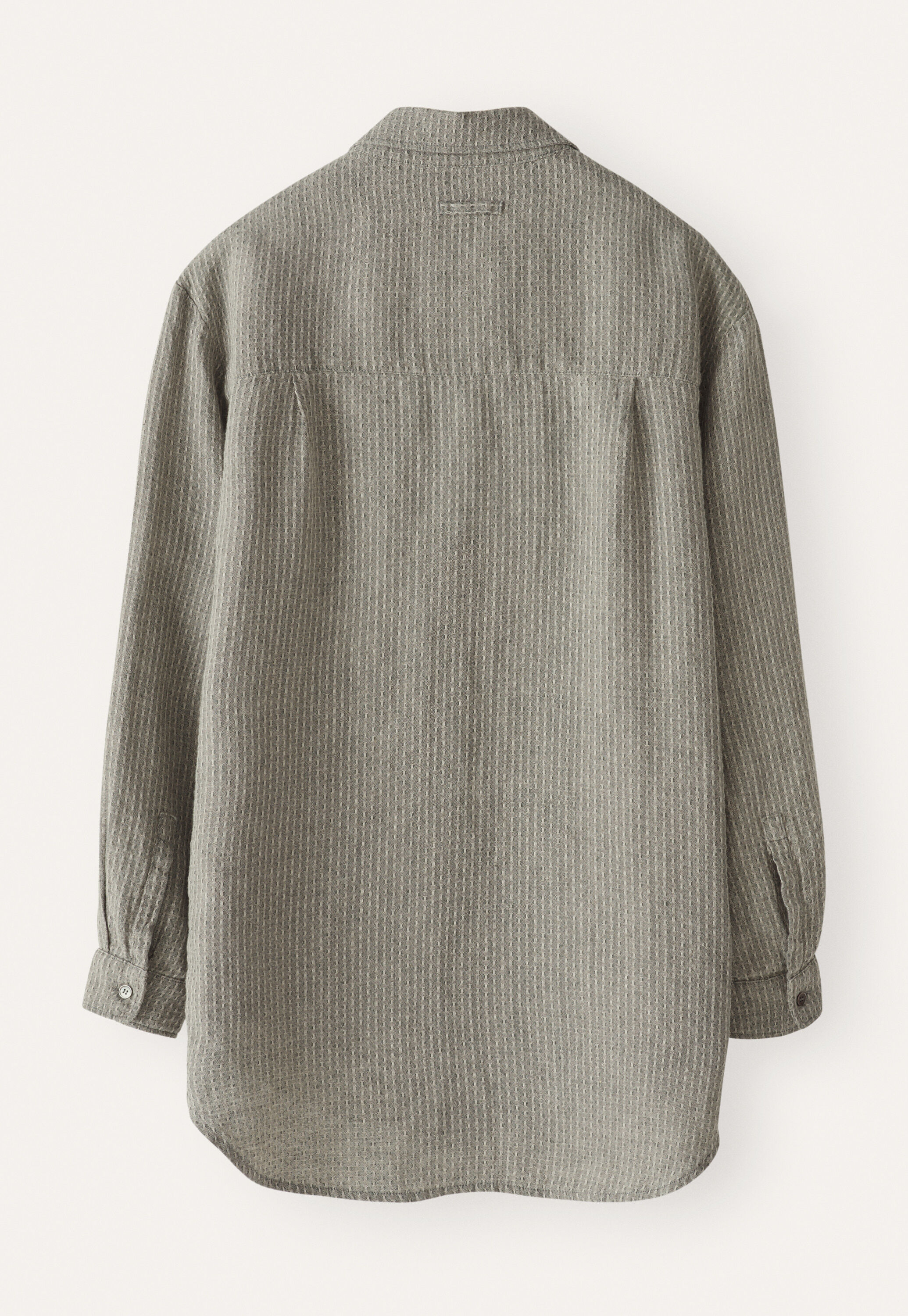 Overshirt aus strukturiertem Gewebe