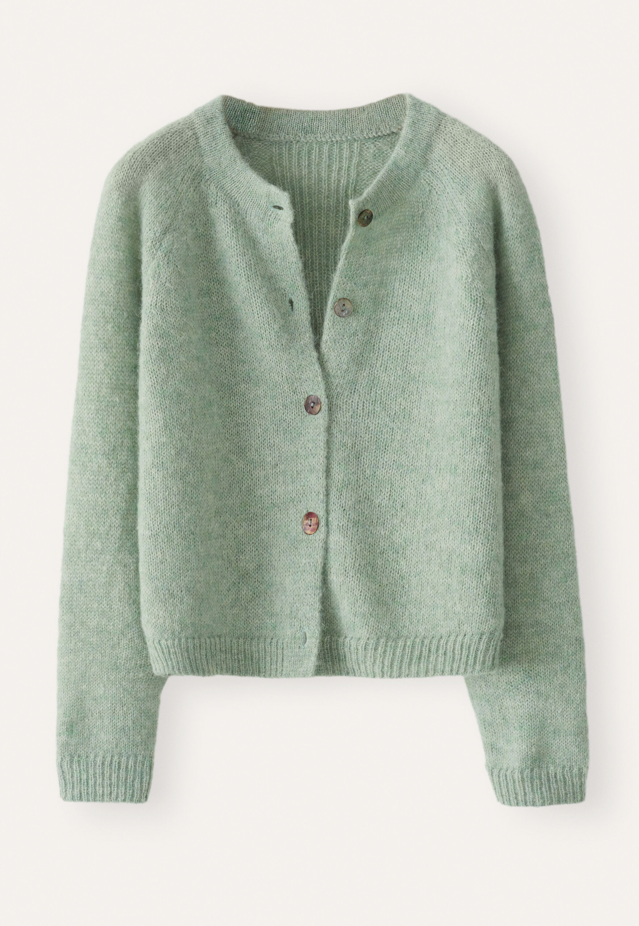 Cardigan mit Raglan&auml;rmeln