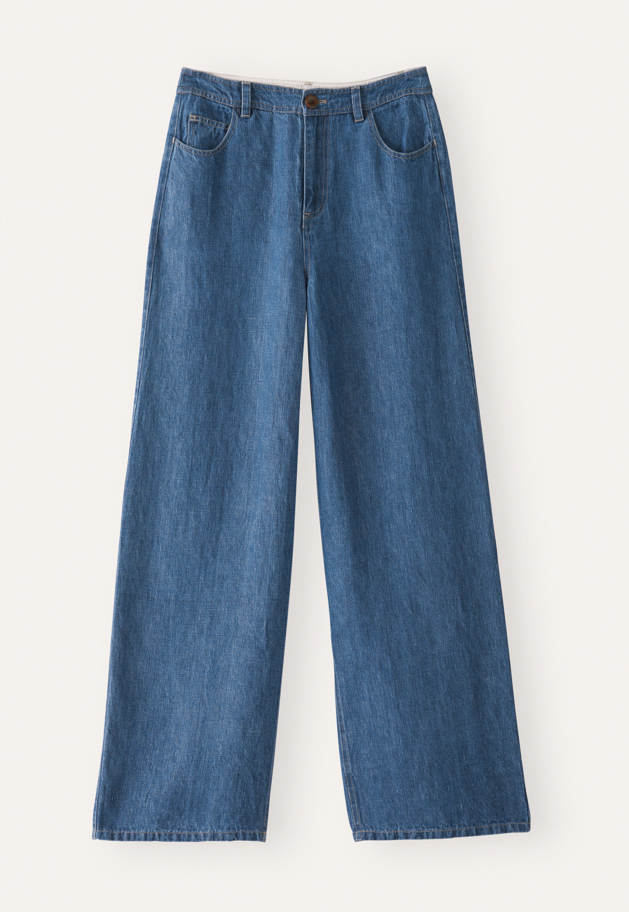 Indigo-gef&auml;rbte Jeans