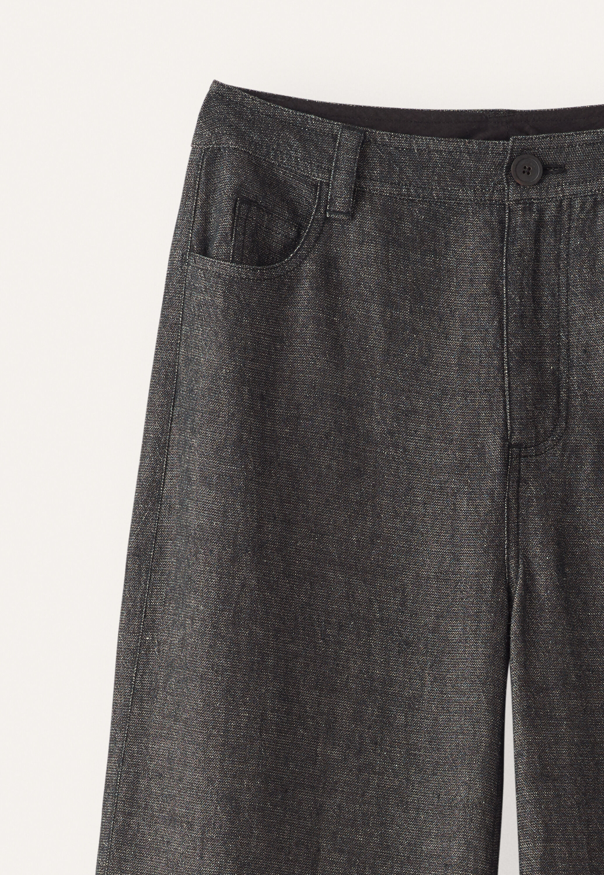 Weite Hose mit geradem Bein