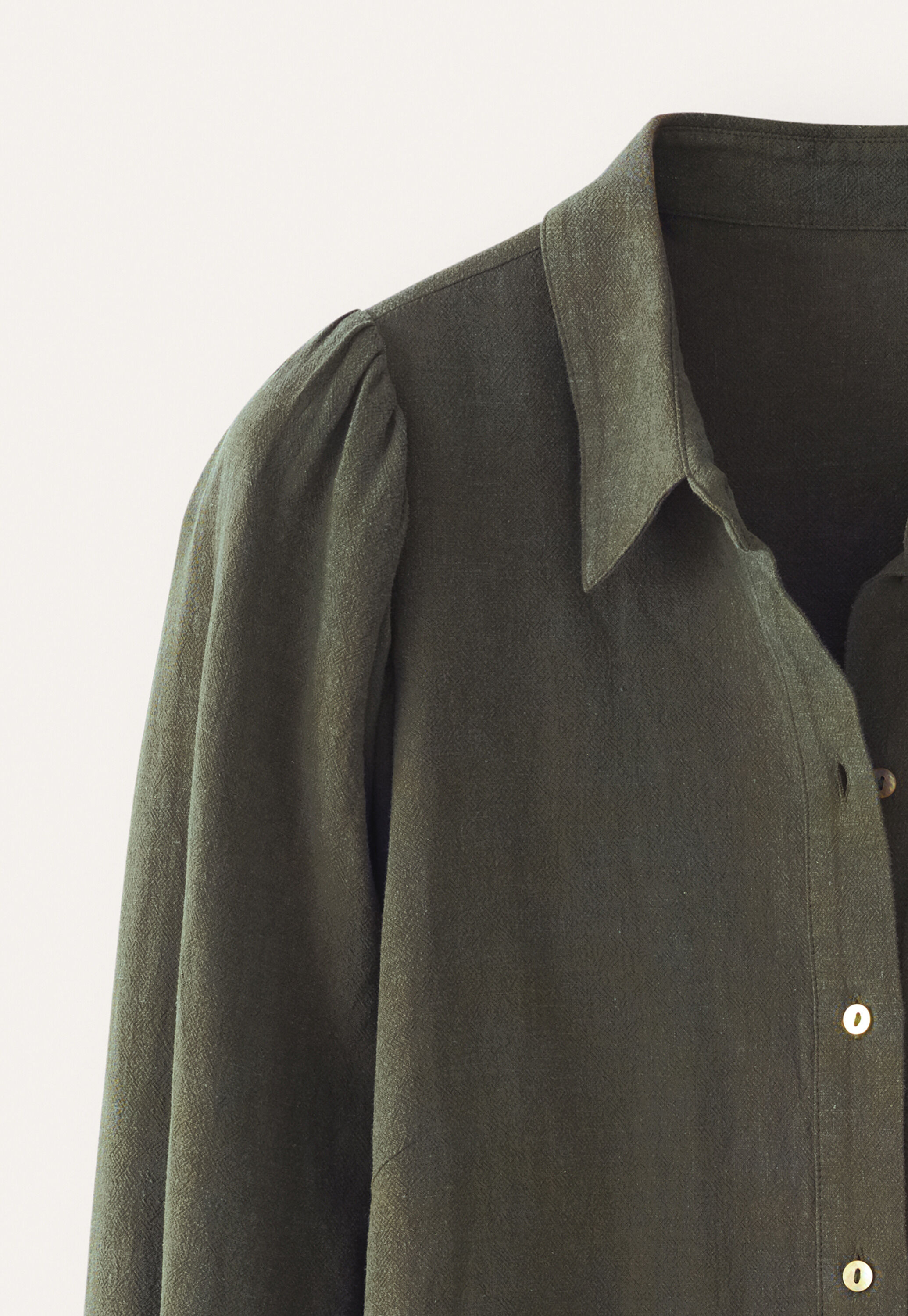 Bluse mit gerafften &Auml;rmeln