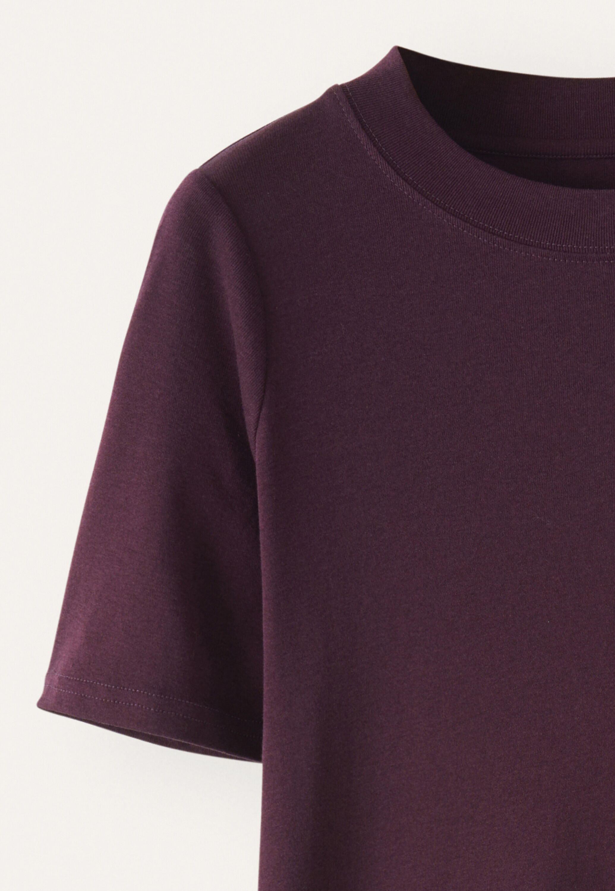 T-Shirt aus Seide und Baumwolle