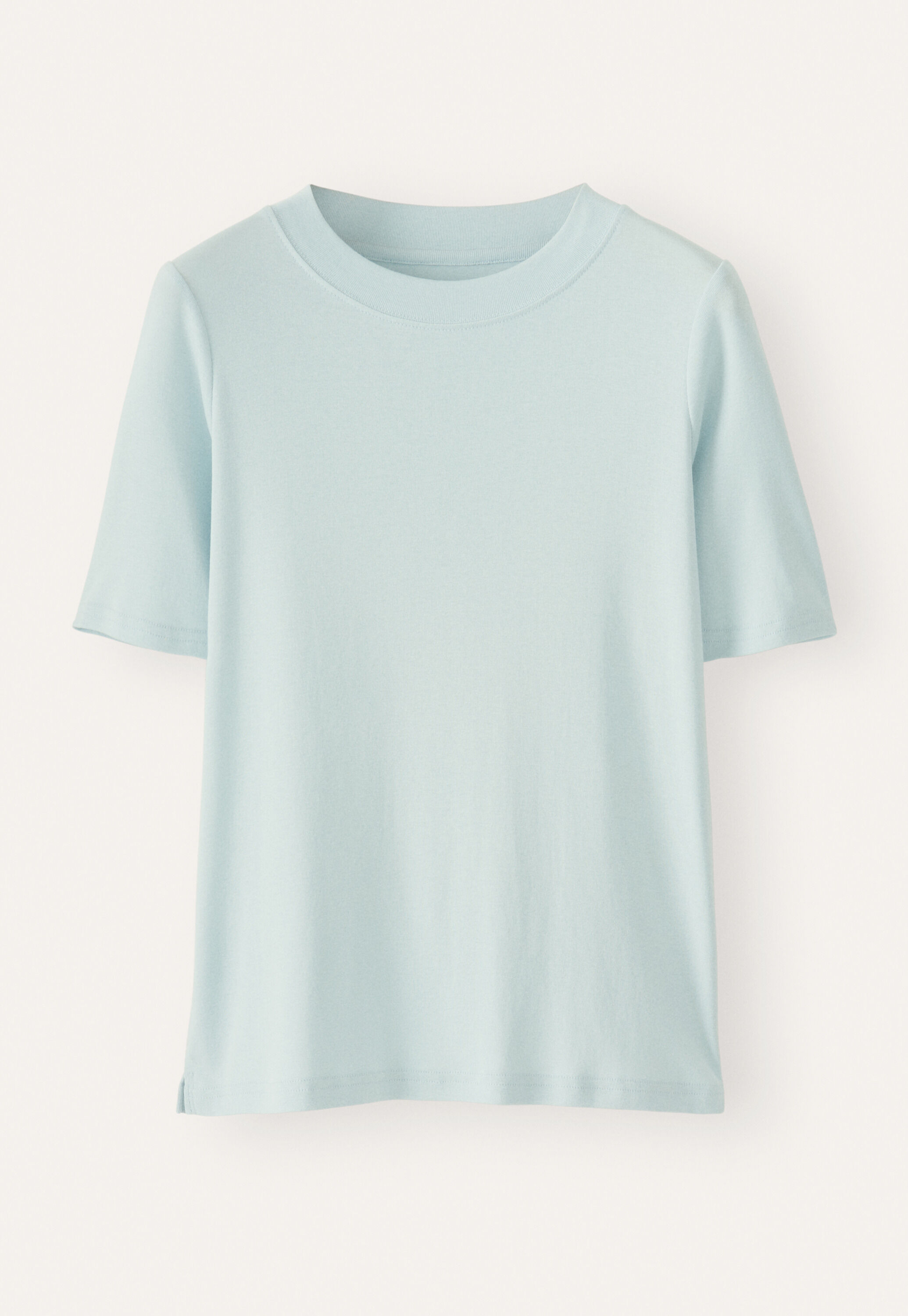 T-Shirt aus Seide und Baumwolle
