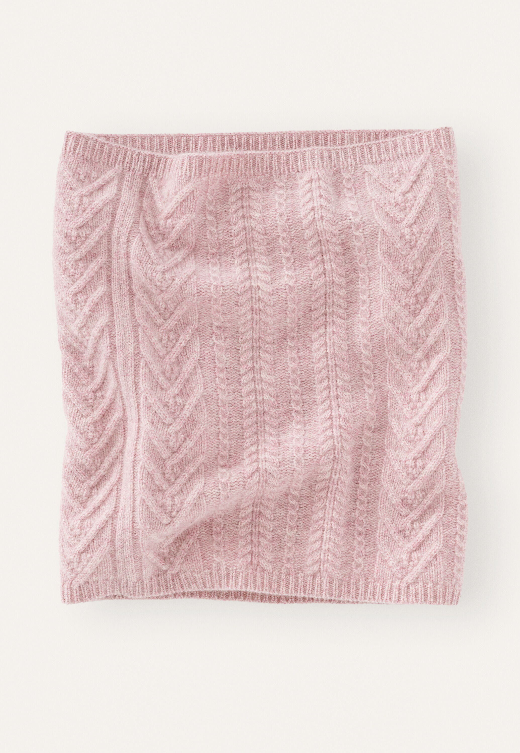 Snood im Zopfmuster