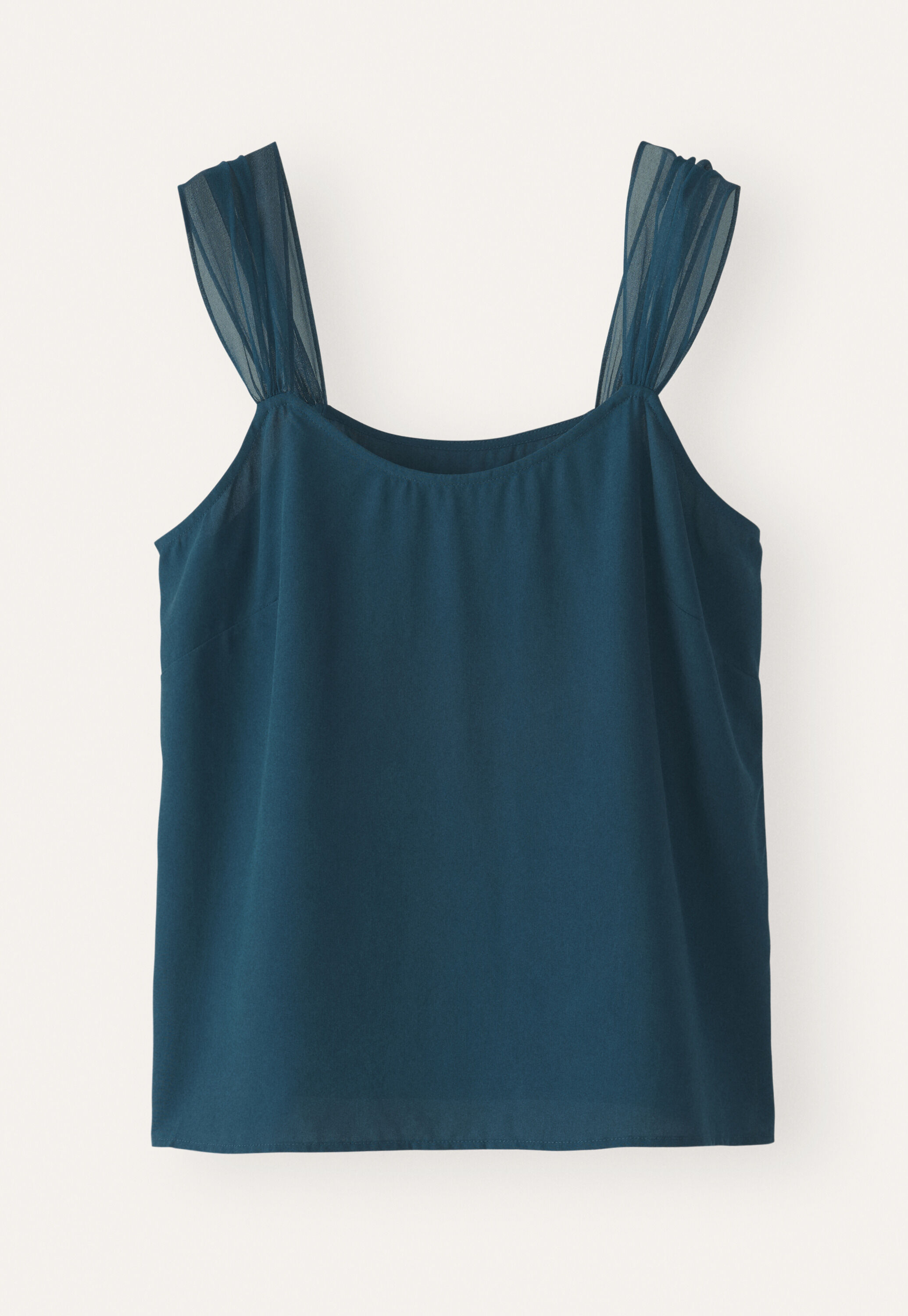 Camisole mit Chiffontr&auml;gern