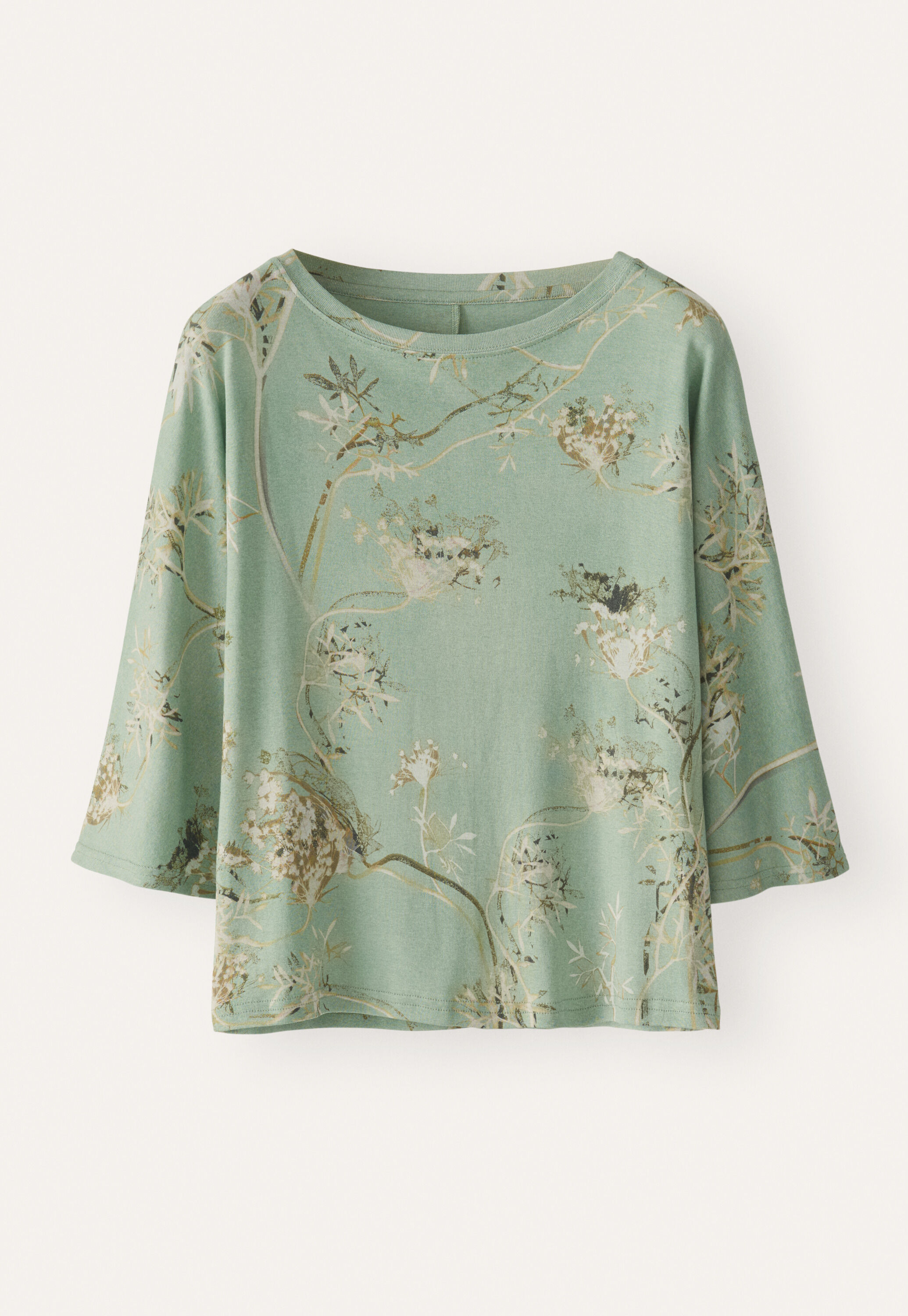 Bedrucktes Jersey-Oberteil