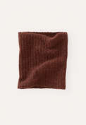 Strick-Snood, Dunkles Kupfer, webstill