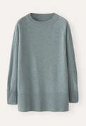 Pullover mit Raglan&auml;rmeln, Lagune, webstill