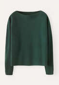 Kastiger Pullover, Piniengrau, webstill