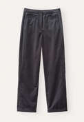 Hose mit geradem Bein, Kohlschwarz, webstill
