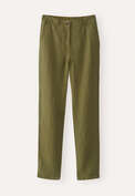Jeans mit schmalem Bein, Dunkles Khaki, webstill