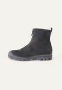 Rei&szlig;verschlussstiefel, Kohlschwarz, webstill