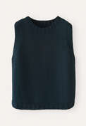 &Auml;rmelloser Pullover, Mitternacht, webstill