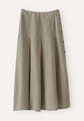 Faltenrock, Zartes Khaki, webstill