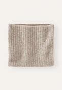 Boucl&eacute;-Snood, Muschelgrau, webstill
