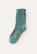 Gerippte Socken, Ozean, webstill