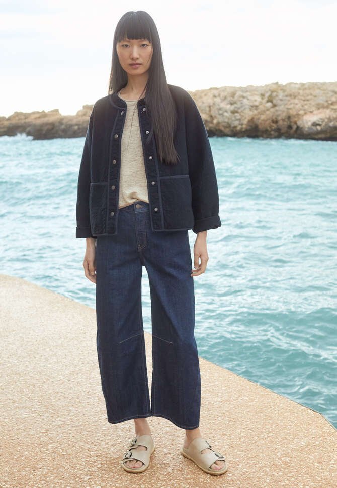 Doppellagige Jacke, Mitternacht, completeTheLook