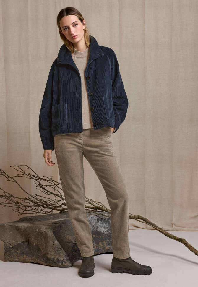 Cordjacke, Petroltinte, completeTheLook