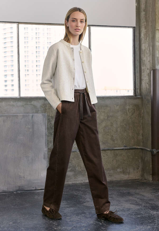 Inlaymuster-Cardigan, Blasses Grau, completeTheLook