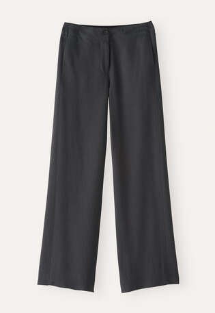 Edel geschnittene Hose, Tinte, webstill