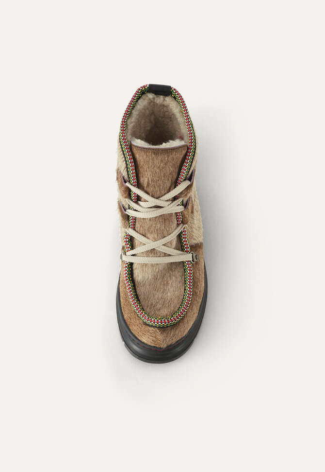 Schn&uuml;rstiefel, Taupe, completeTheLook
