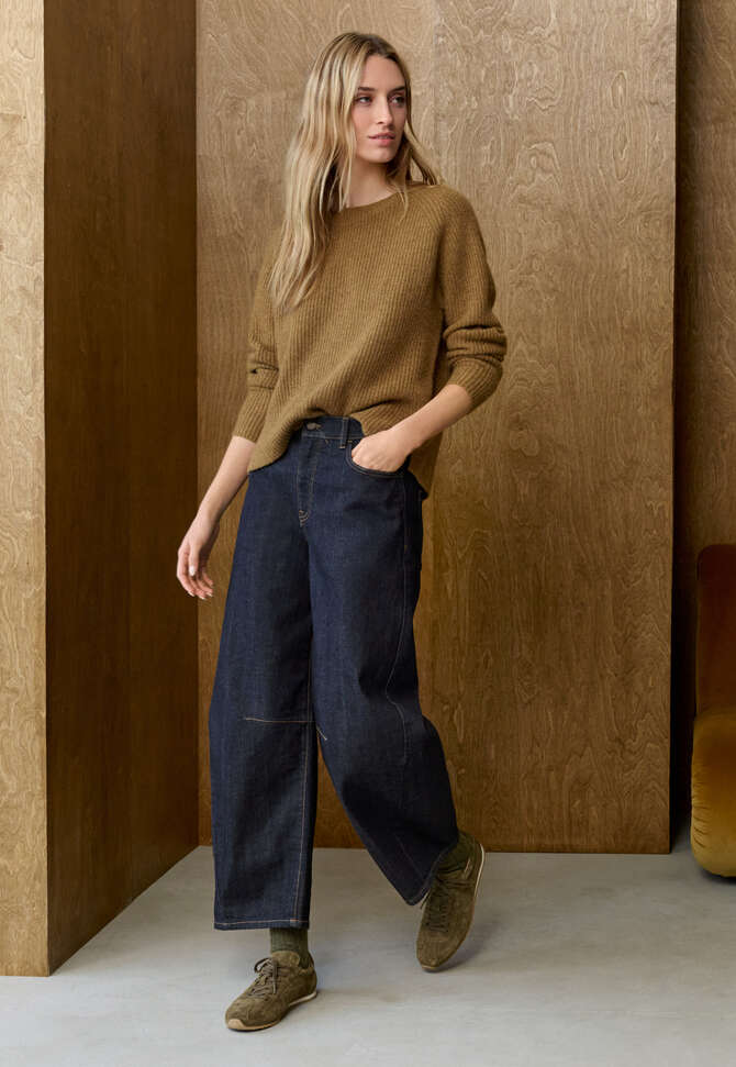 Gerippte Socken, Moos, completeTheLook